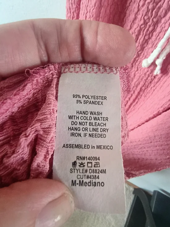 See You Monday Maxi Dress Medium Pink Boho Ruffle Flowy Sundress Tie Front - Picture 6 of 10